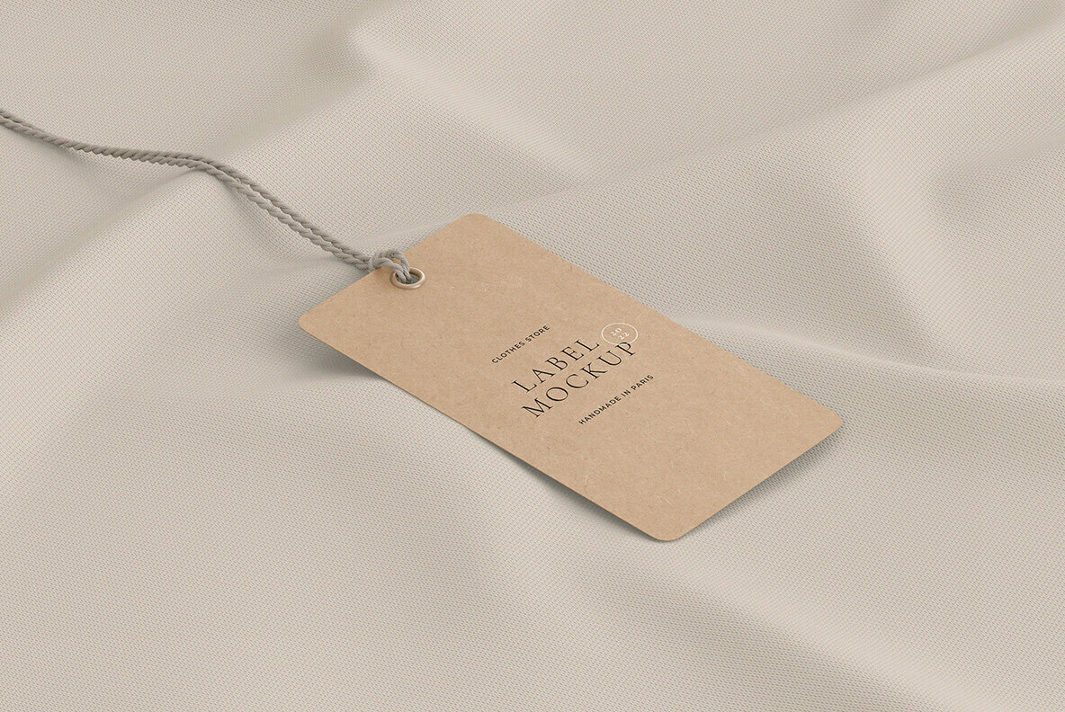 Label Tag Mockup Scenes 3
