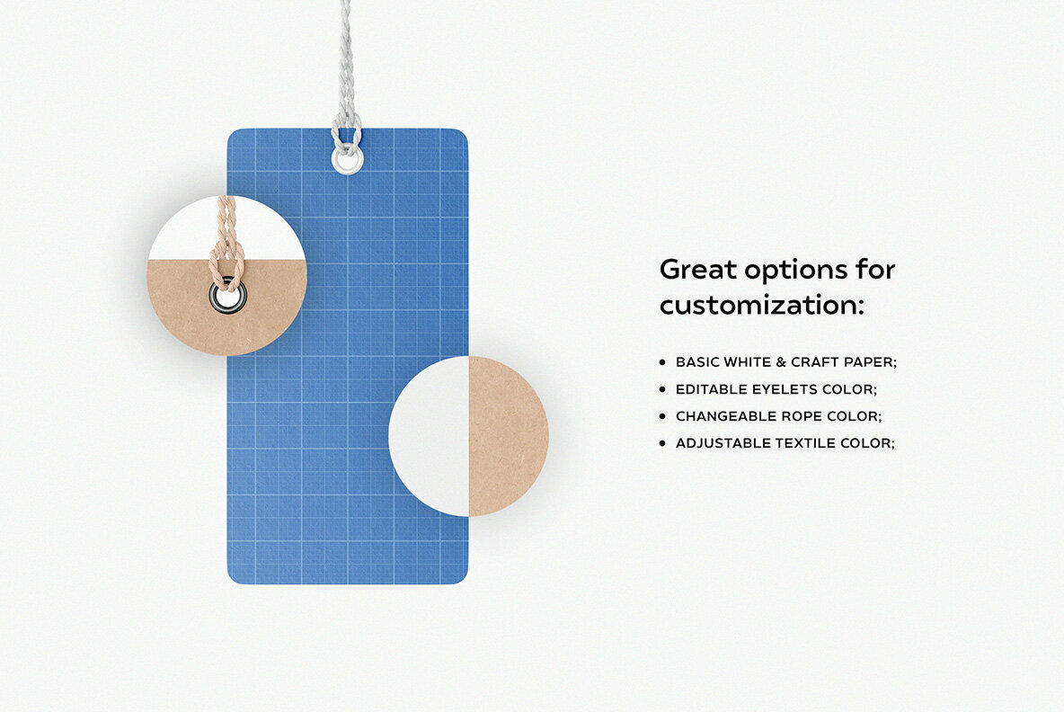 Label Tag Mockup Scenes 4