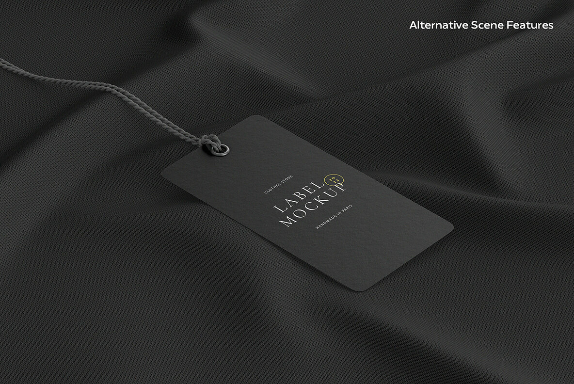 Label Tag Mockup Scenes 5