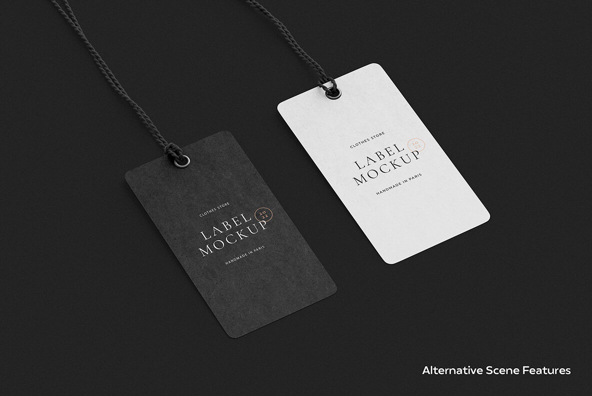 Label Tag Mockup Scenes 7