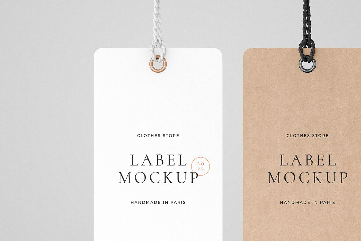 Label Tag Mockup Scenes 8