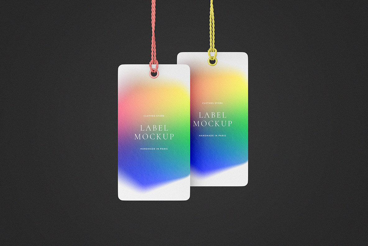 Label Tag Mockup Scenes 10