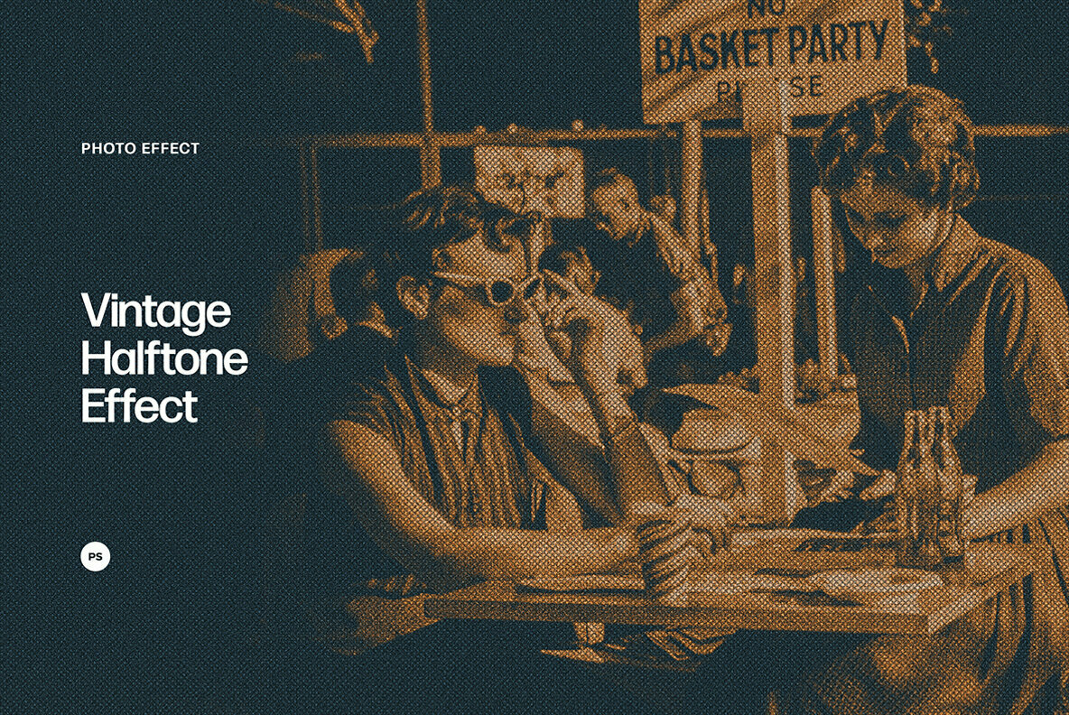 Vintage Halftone Effect 1