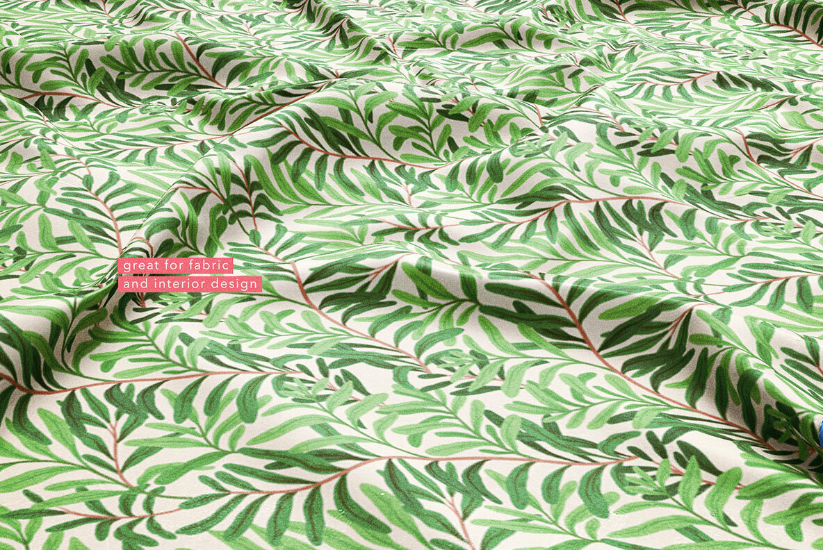 William Morris Style Patterns Set 5