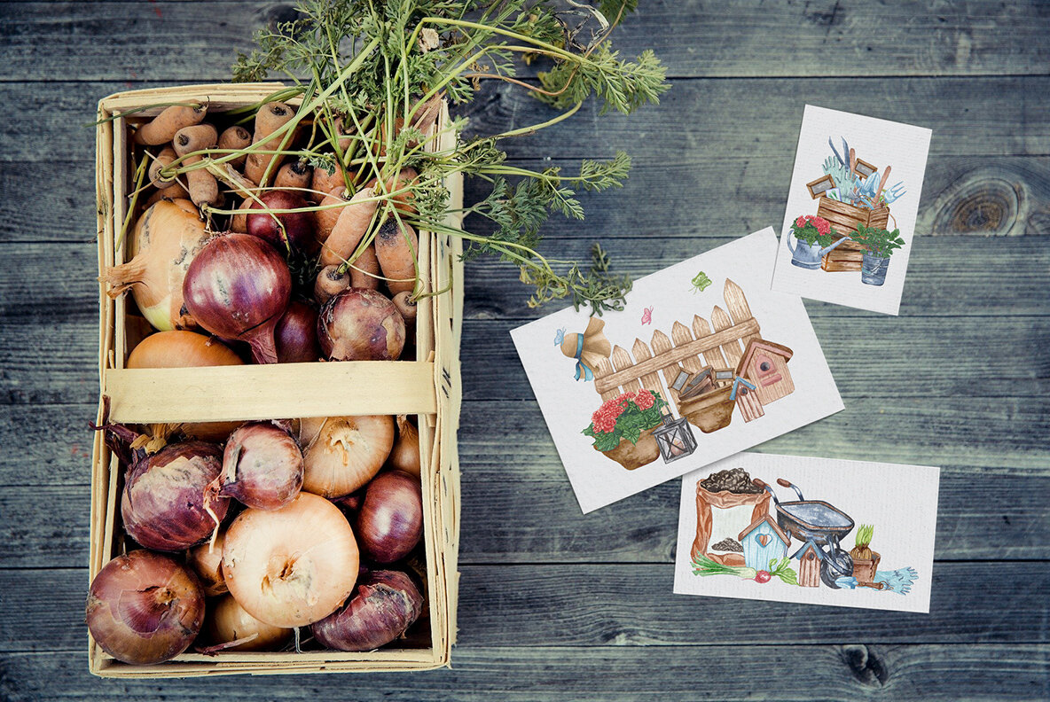 Gardening Watercolor Collection 11