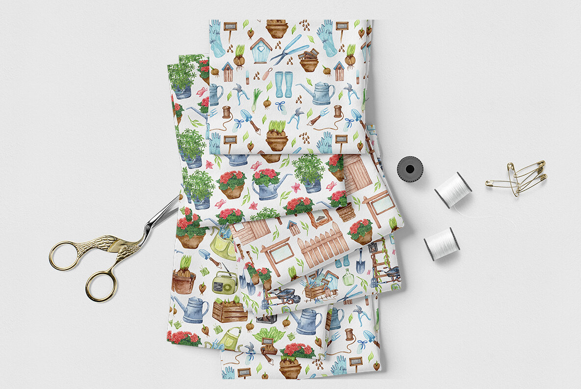 Gardening Watercolor Collection 15