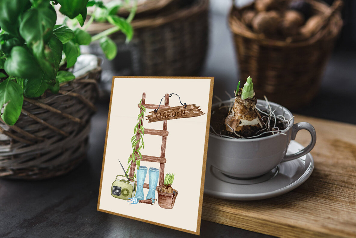 Gardening Watercolor Collection 16