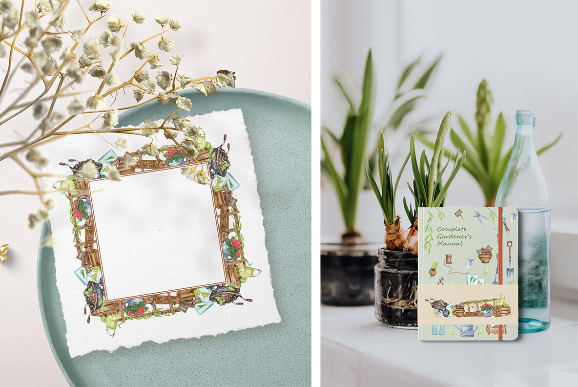 Gardening Watercolor Collection 17