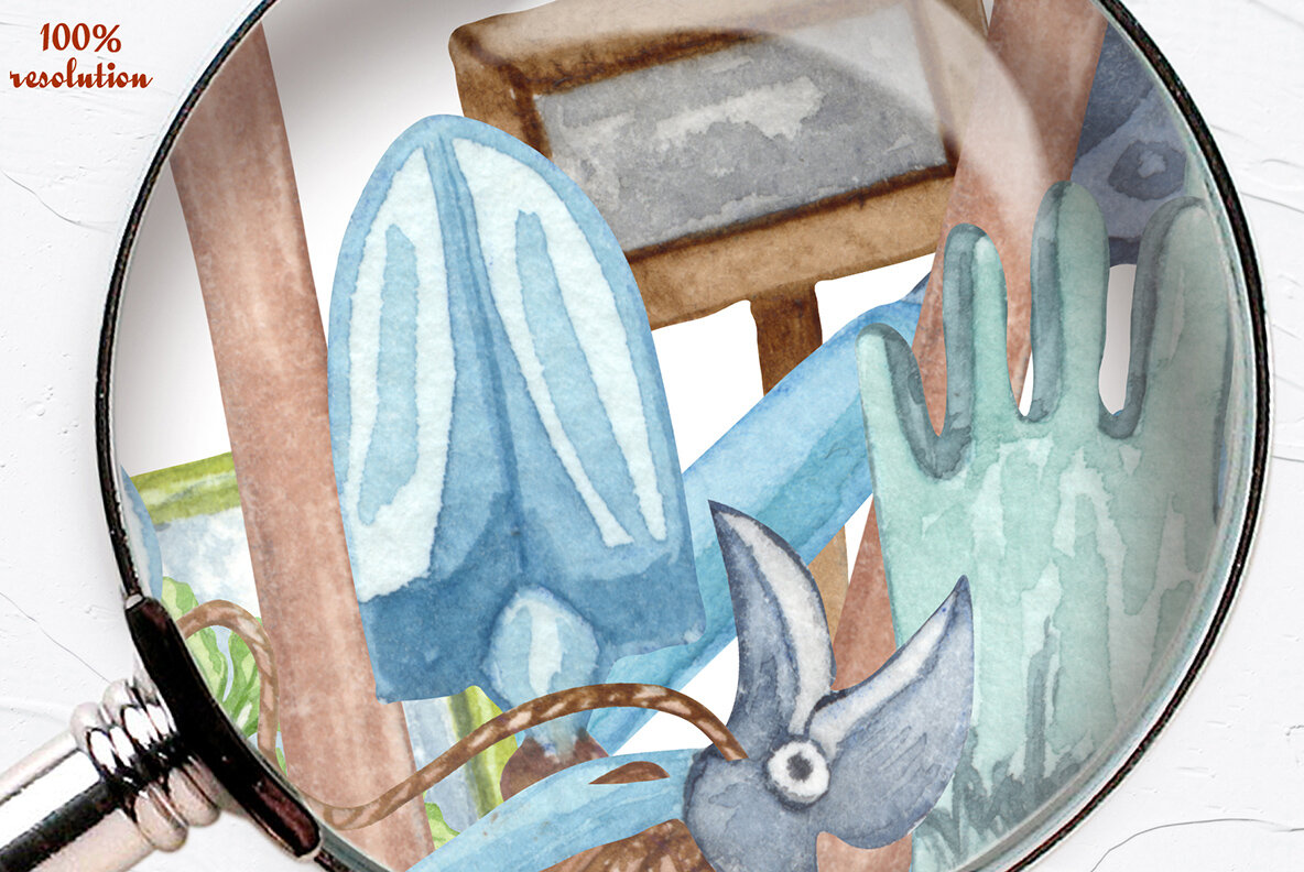 Gardening Watercolor Collection 18