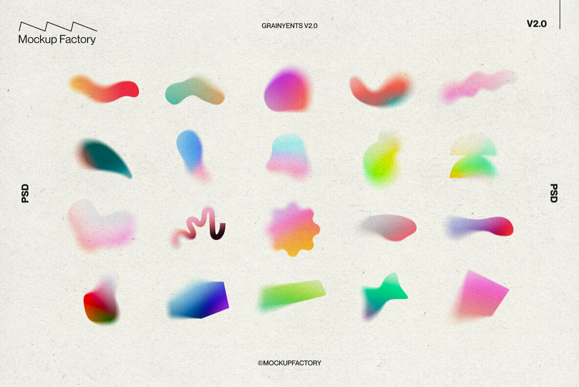 Grainyents V2 0   Grainy Gradient Shapes 2