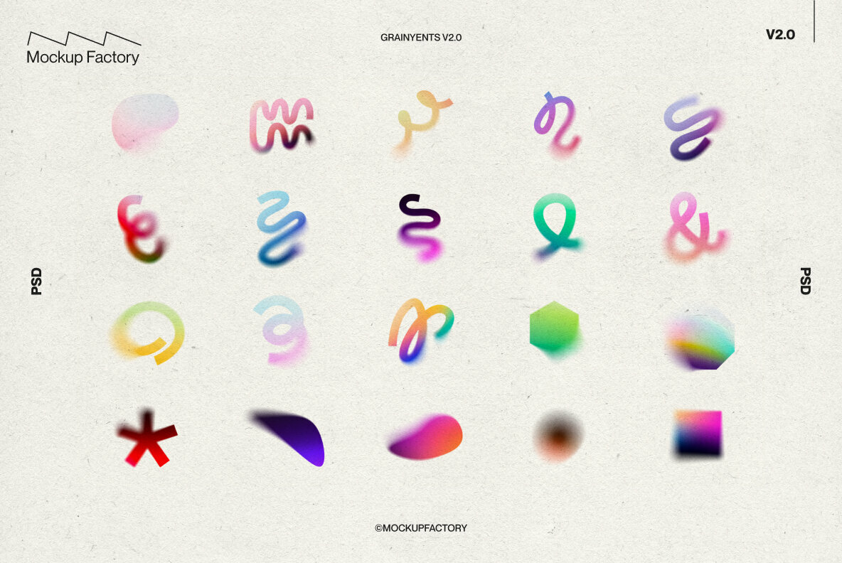 Grainyents V2 0   Grainy Gradient Shapes 4