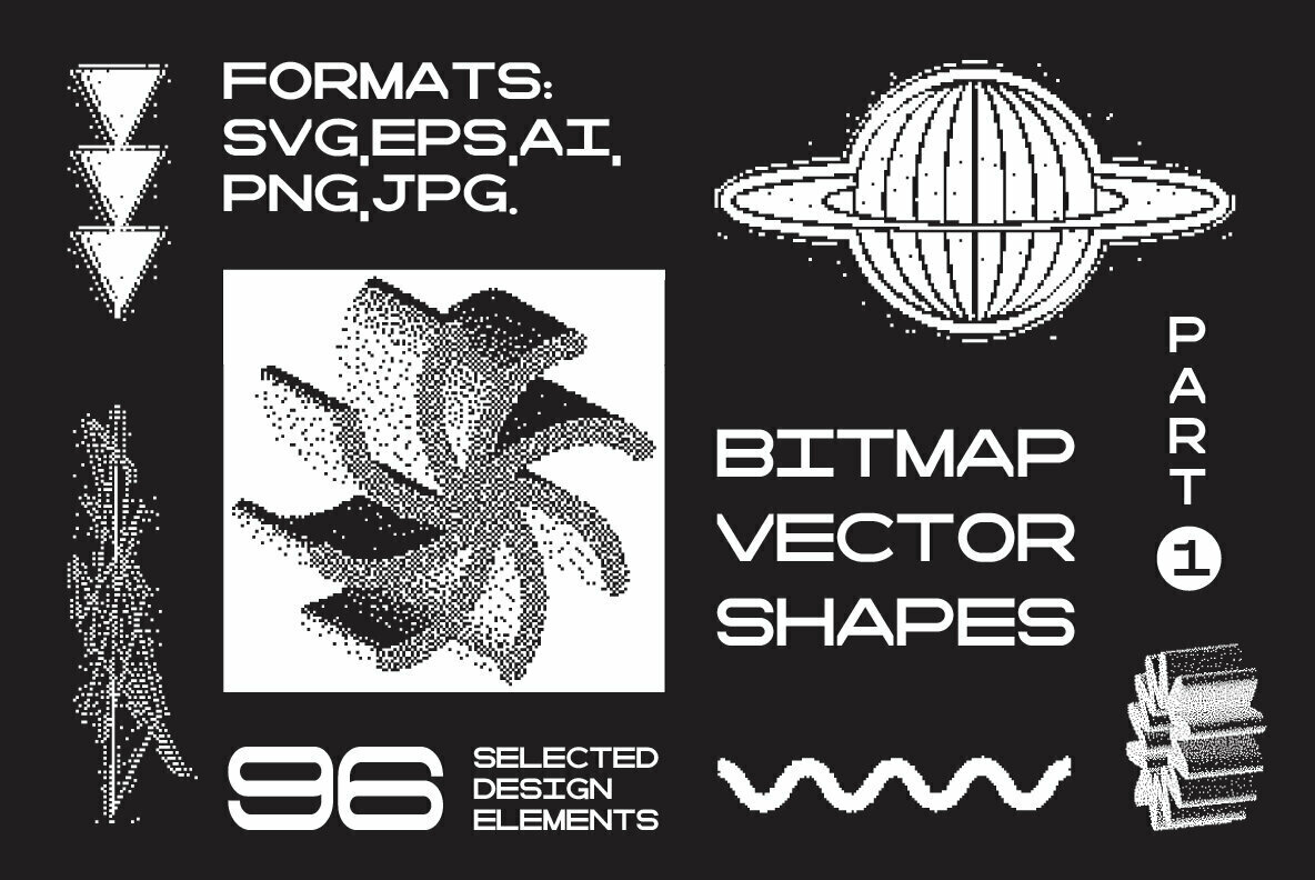 Bitmap Vector Shapes Part 1 1