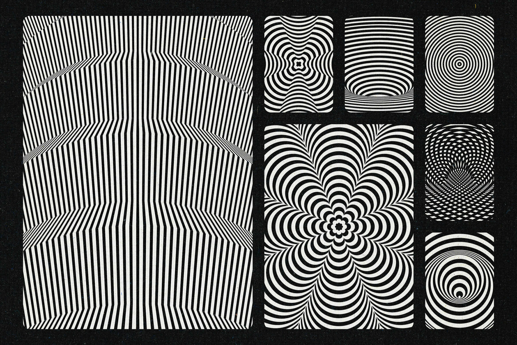 Black   White Optical Art 4