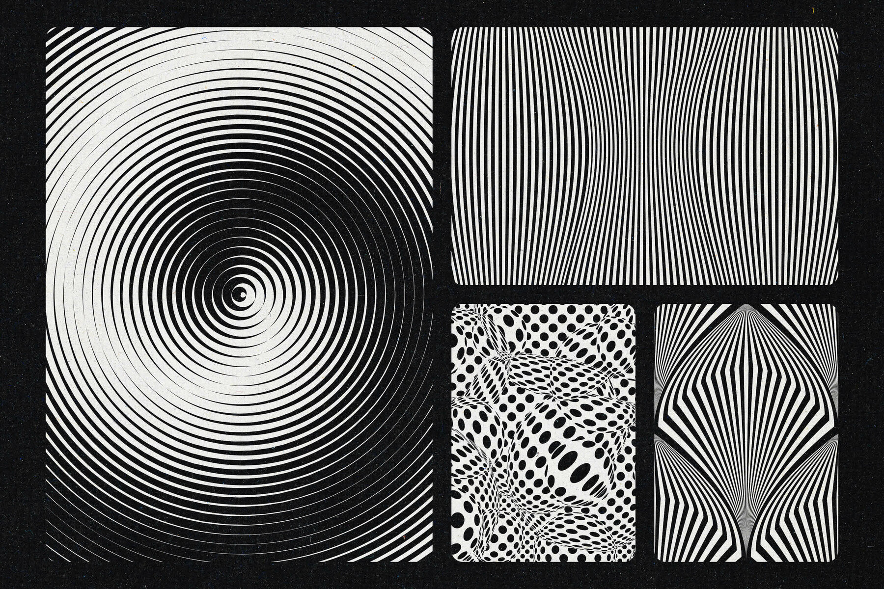 Black   White Optical Art 15