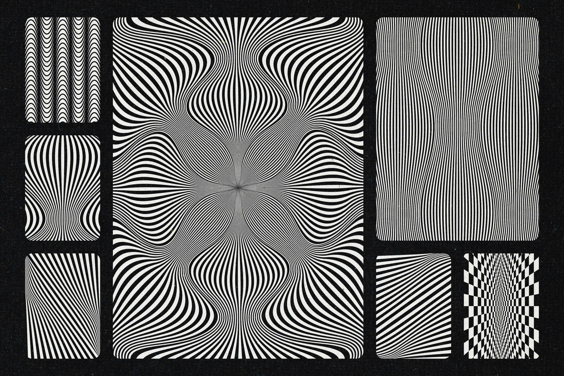 Black   White Optical Art 18