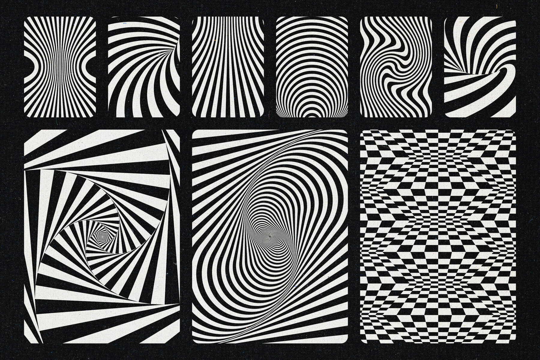 Black   White Optical Art 20