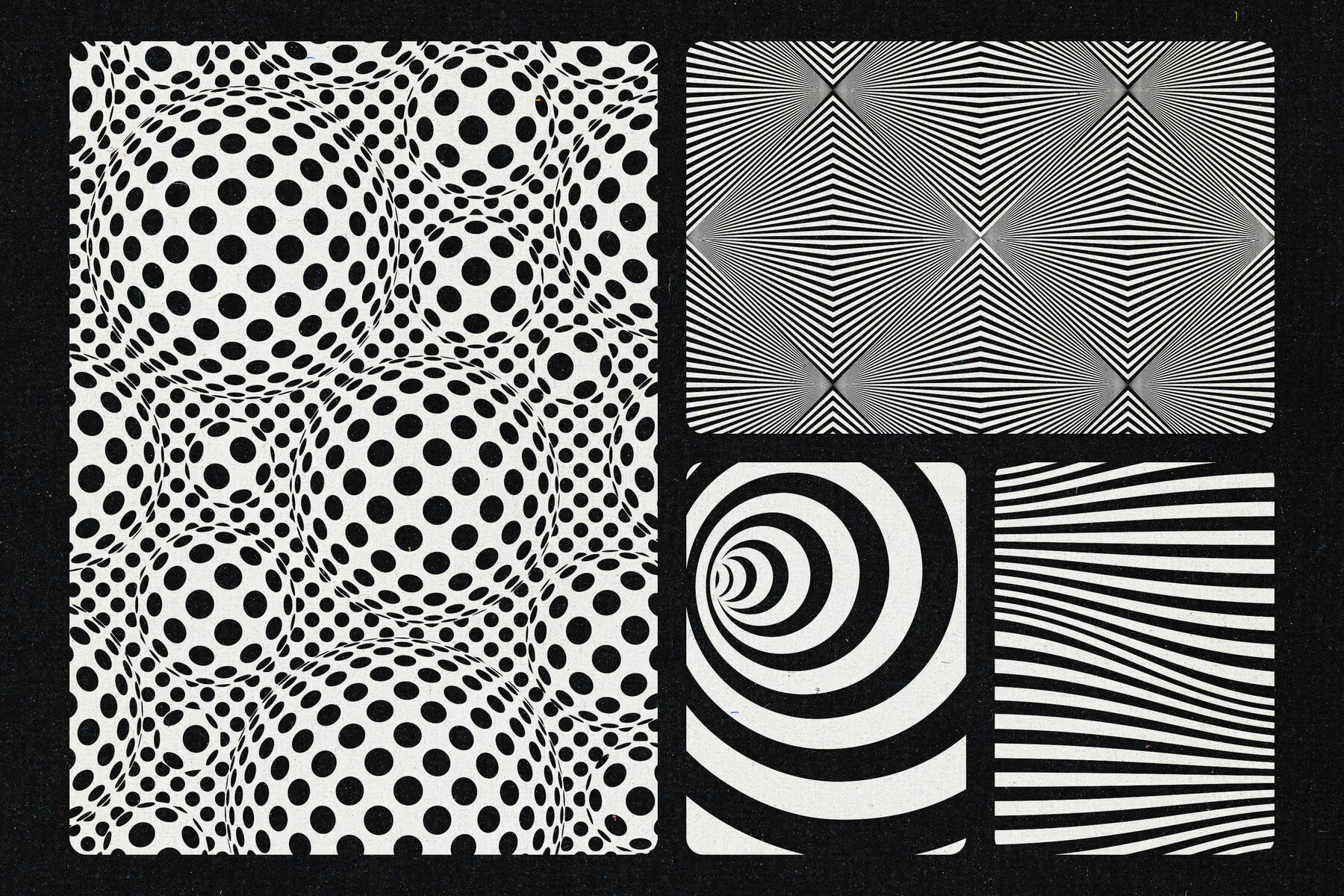 Black   White Optical Art 22