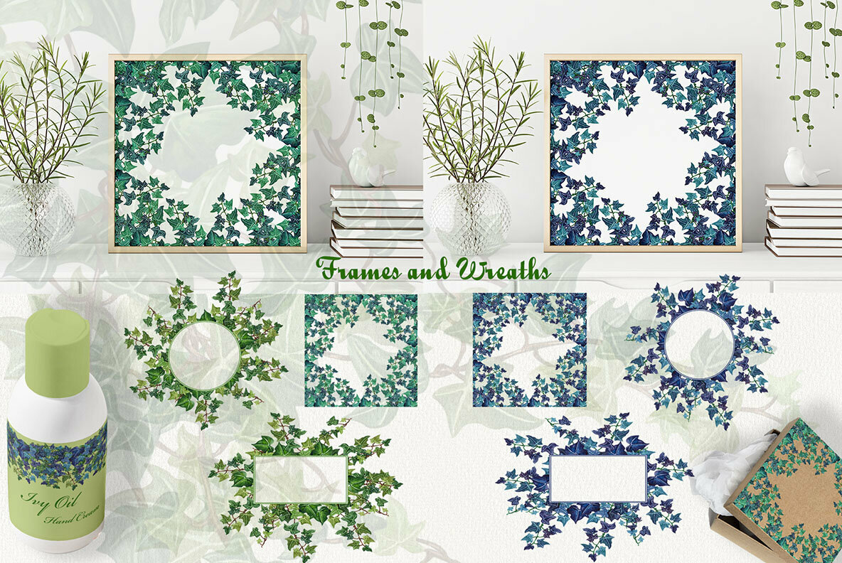 Ivy Watercolor Collection 5