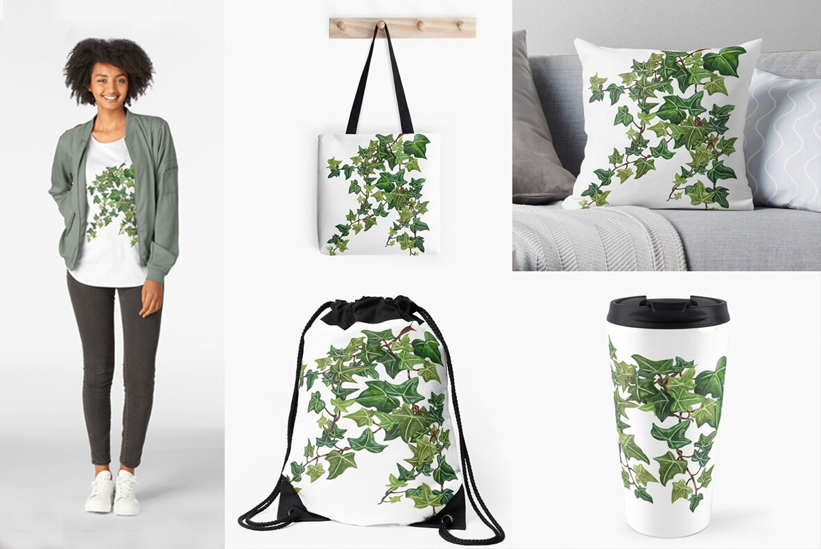 Ivy Watercolor Collection 8