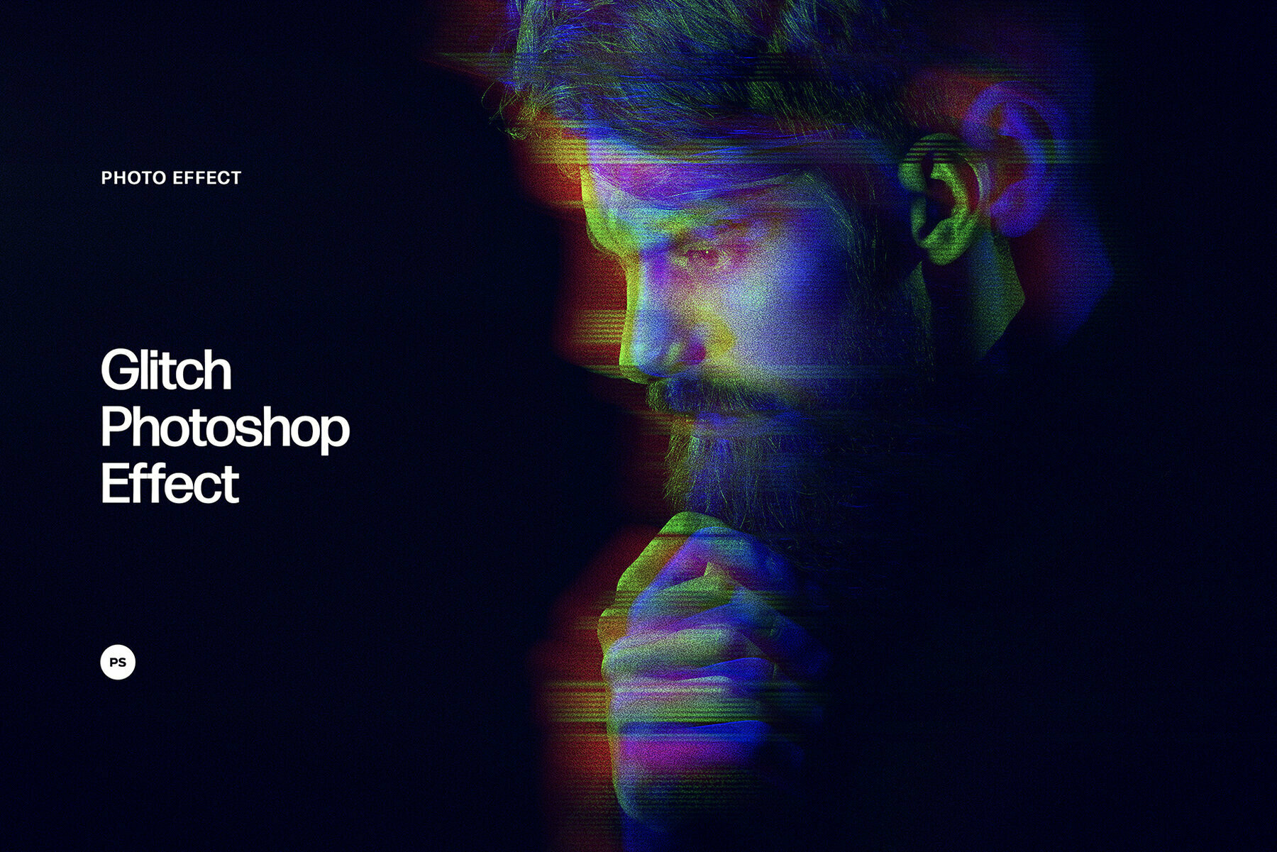 Glitch Photoshop Effect 1