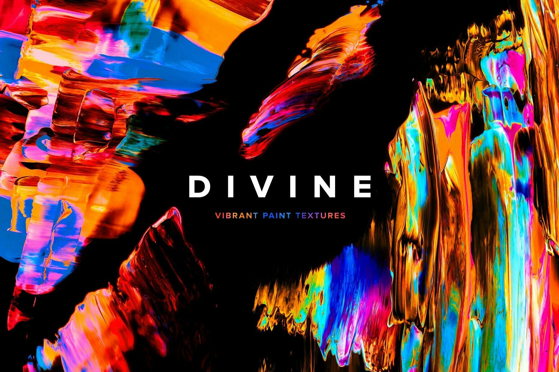 Divine     Vibrant Paint Textures 1