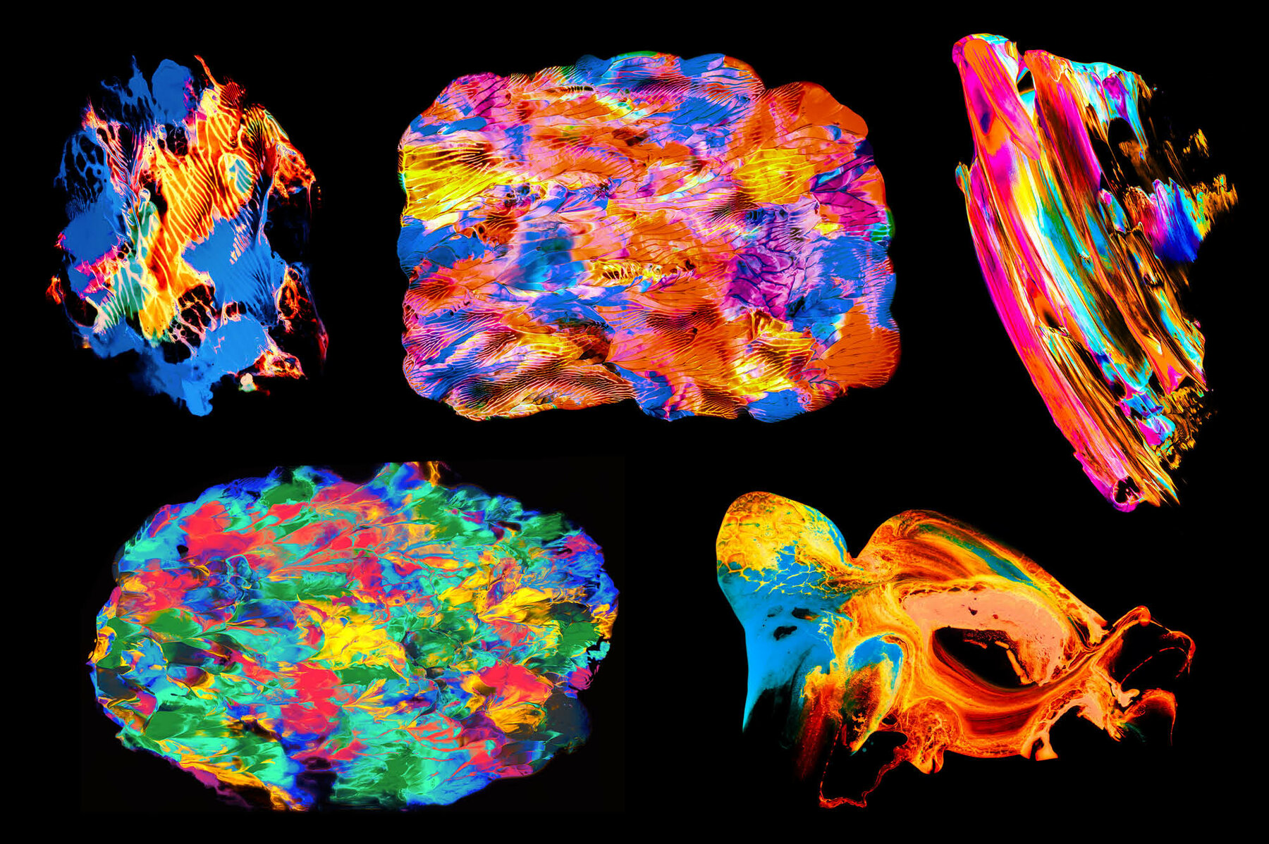 Divine     Vibrant Paint Textures 13