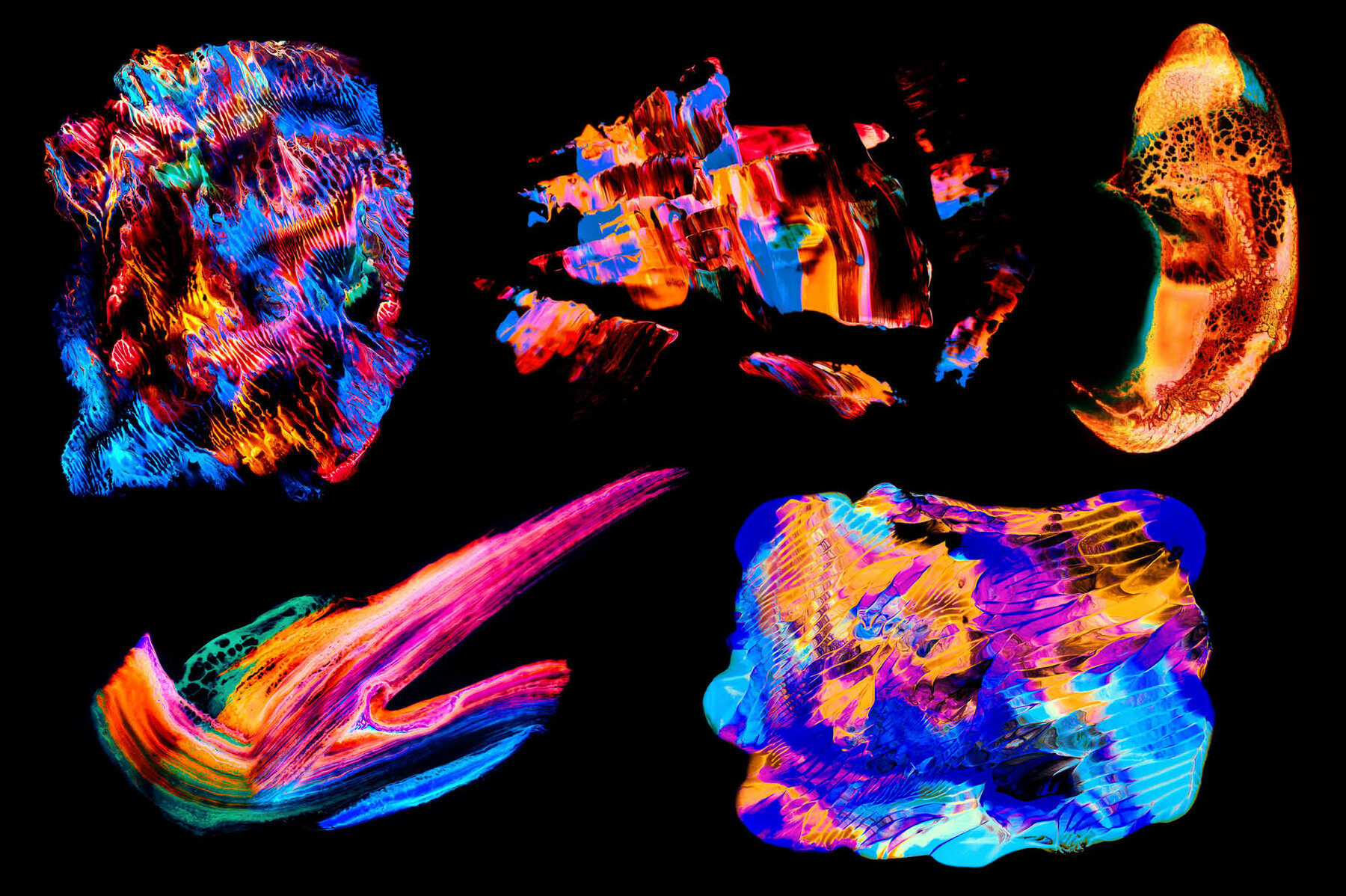 Divine     Vibrant Paint Textures 14