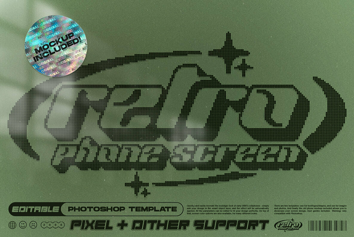 Retro Phone Screen Effect 1