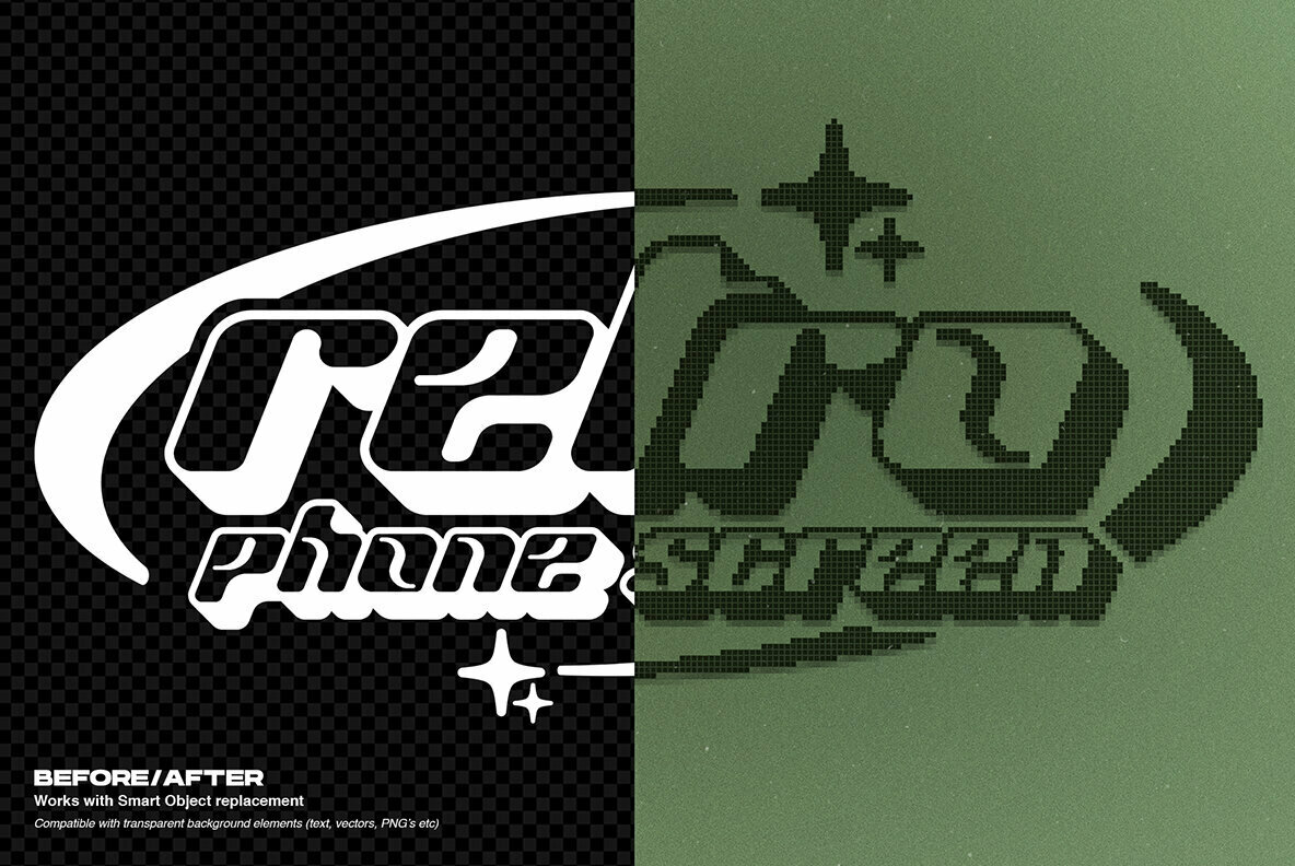 Retro Phone Screen Effect 2