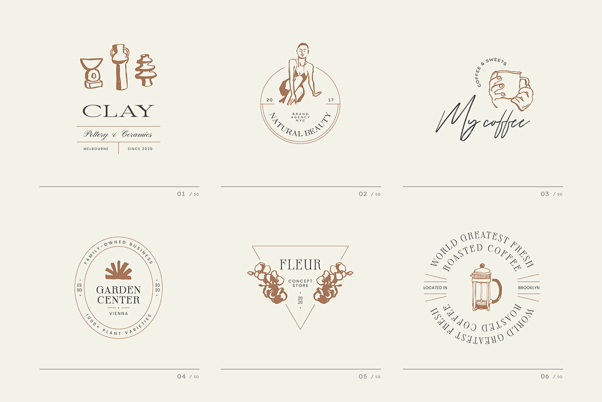 Modern Art Logo Kit 4