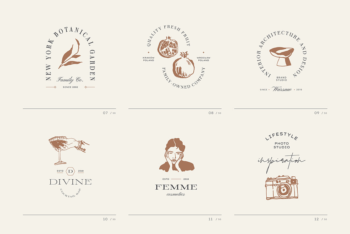 Modern Art Logo Kit 6