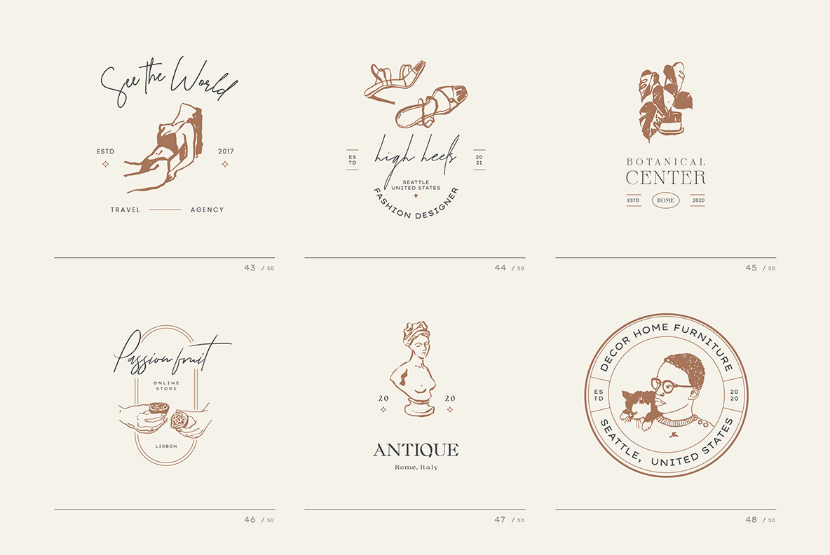 Modern Art Logo Kit 18