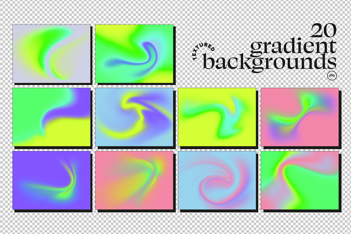 Neon Dream Gradient Set 8