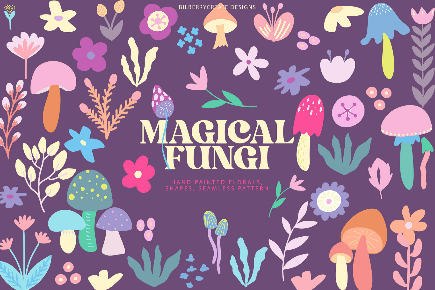 Magical Fungi Art Set 1