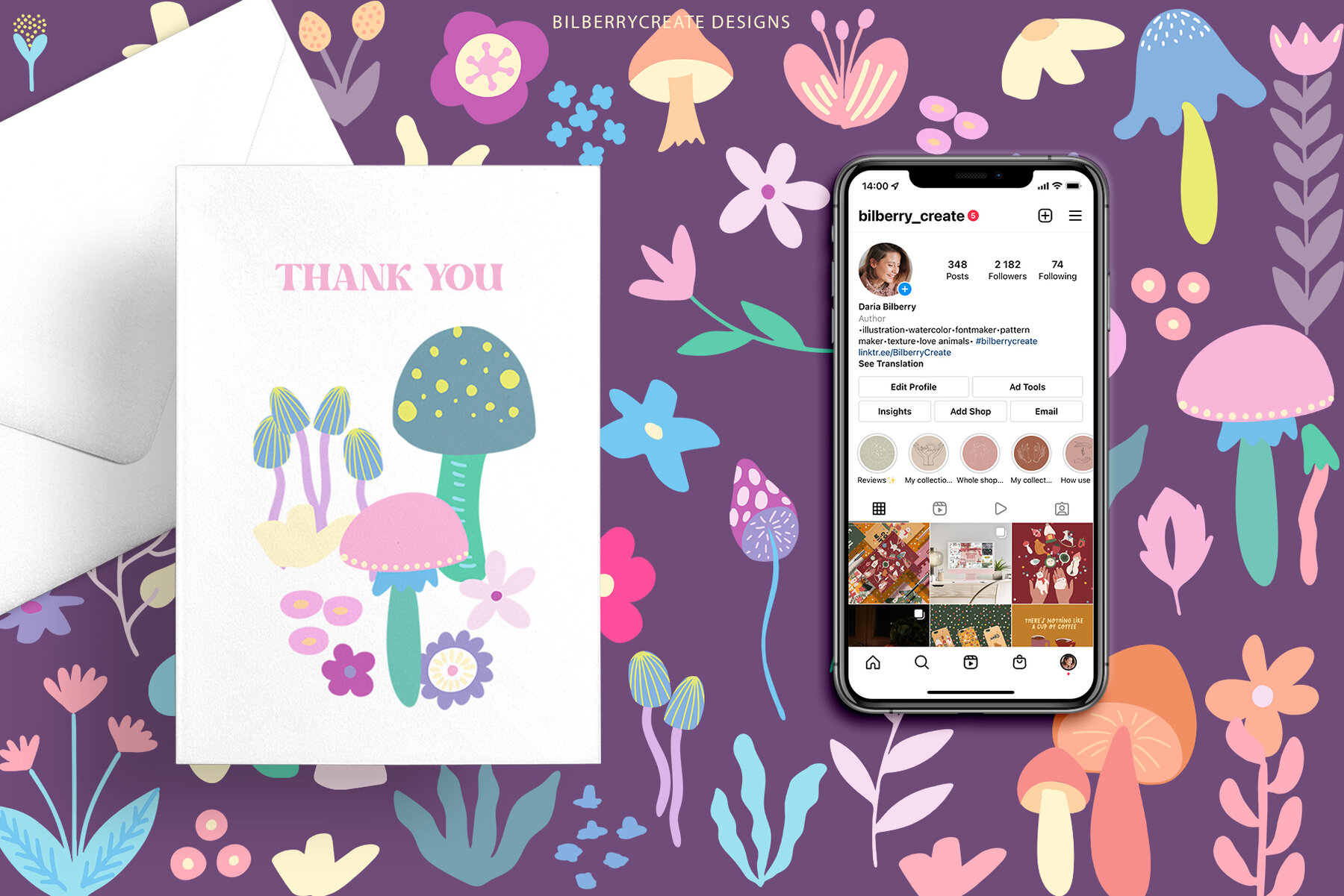 Magical Fungi Art Set 9