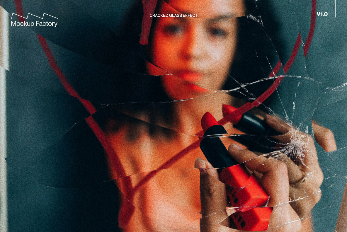 Cracked Broken Glass Effect 3