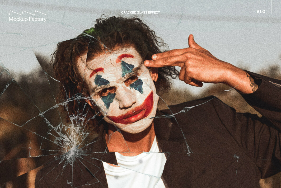 Cracked Broken Glass Effect 5