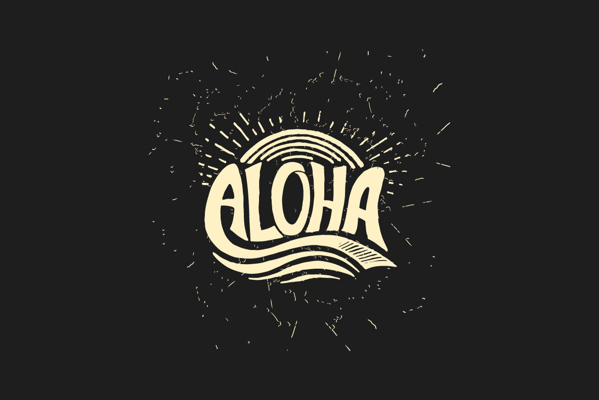 Aloha Cliparts Vibes 70 90s Style 15