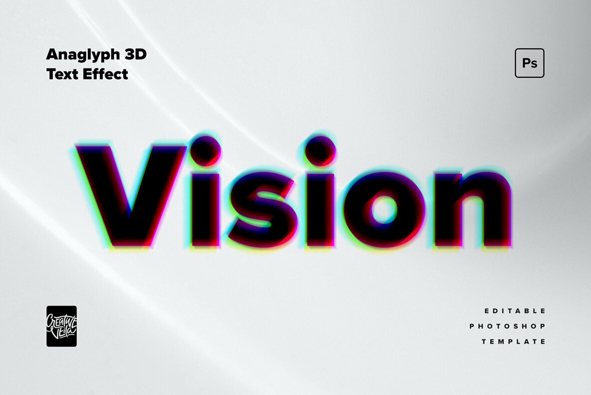 Anaglyph 3D Text Effects 5