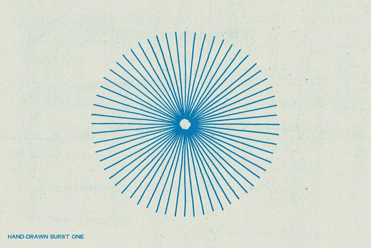 28 Hand Drawn Burst Elements 2