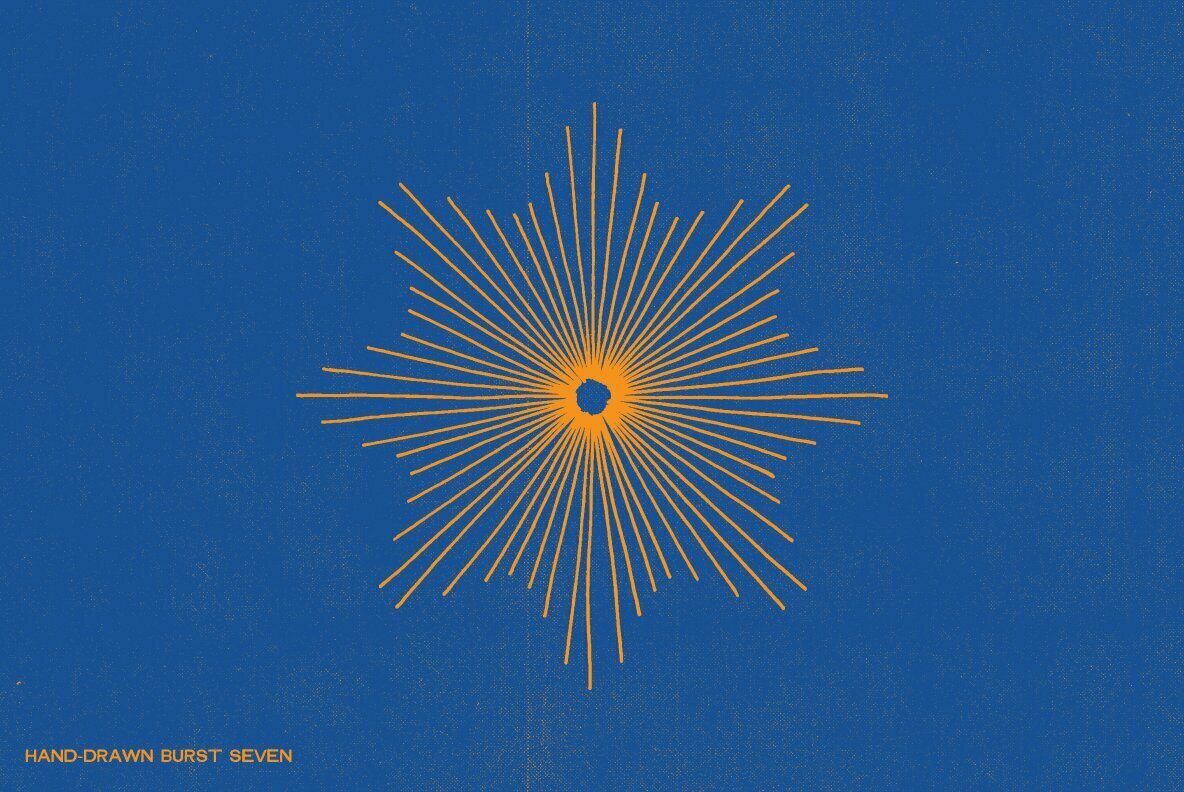 28 Hand Drawn Burst Elements 5