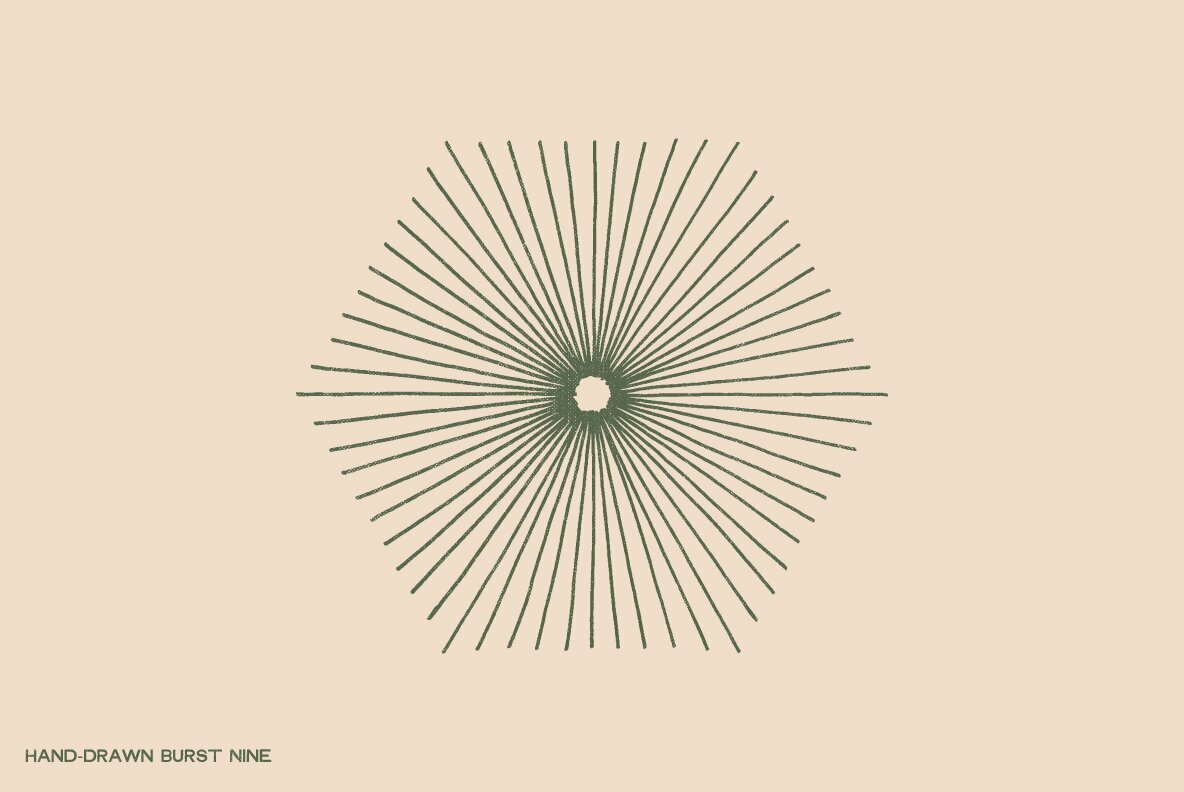 28 Hand Drawn Burst Elements 7
