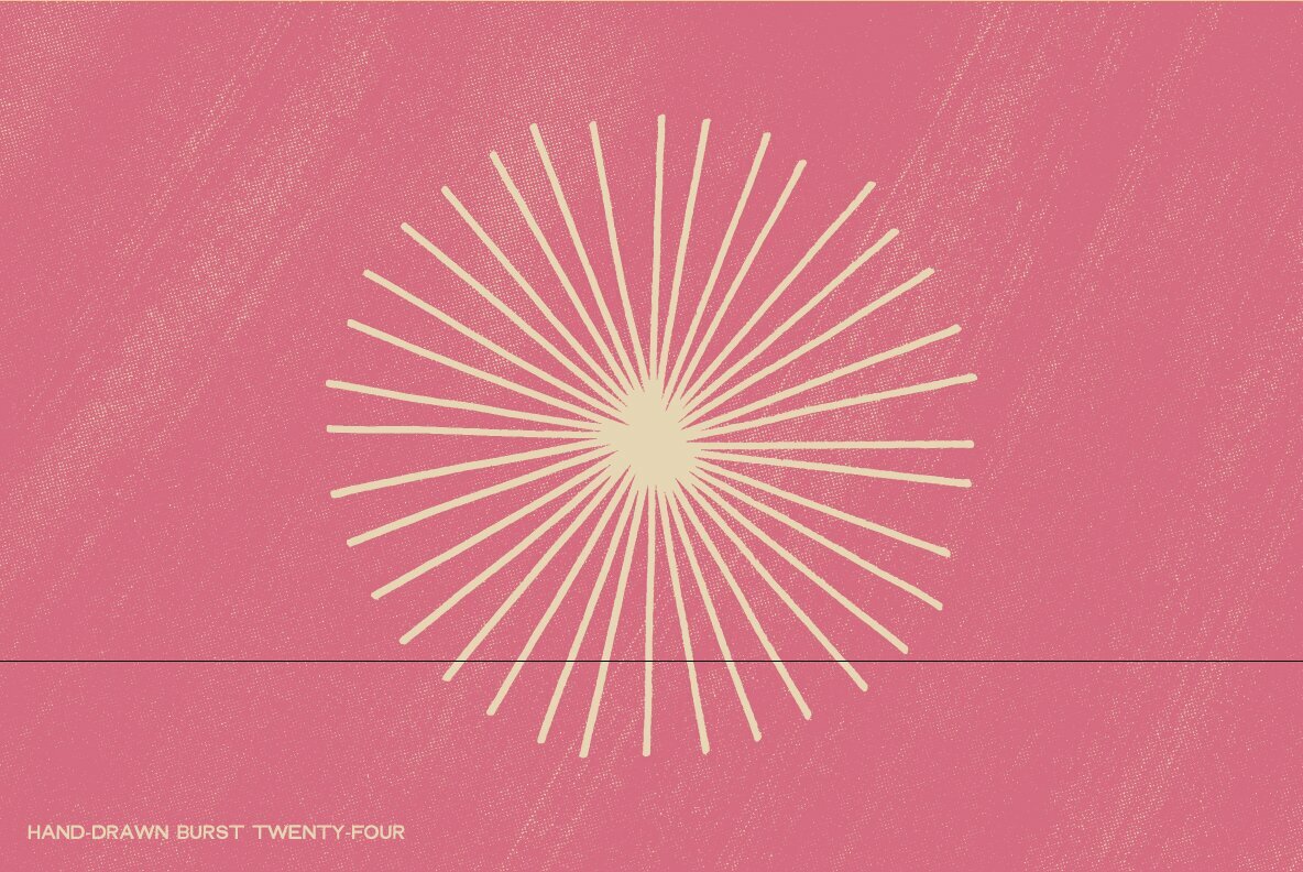 28 Hand Drawn Burst Elements 13