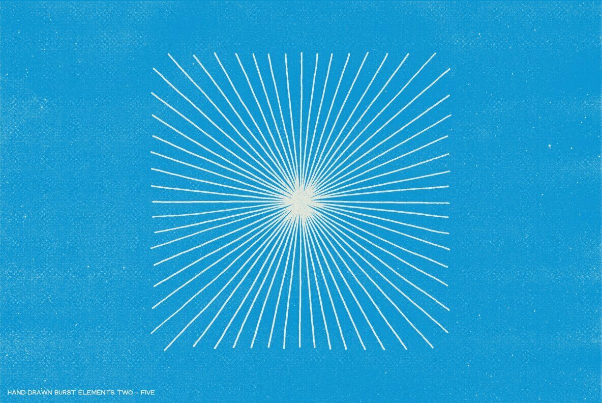 36 Hand Drawn Burst Elements 4