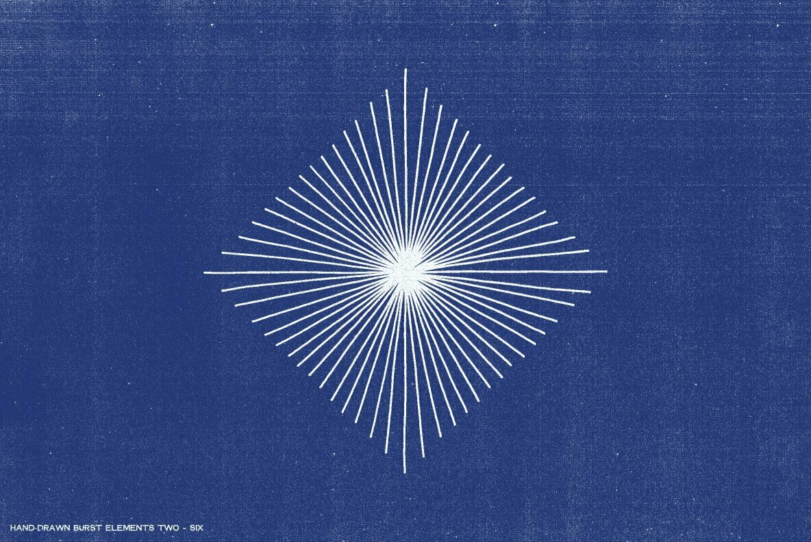 36 Hand Drawn Burst Elements 5