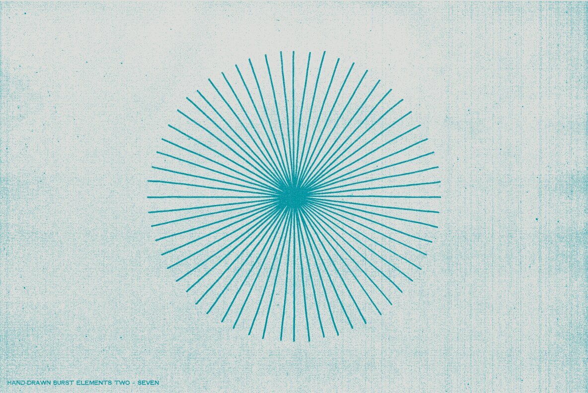 36 Hand Drawn Burst Elements 6