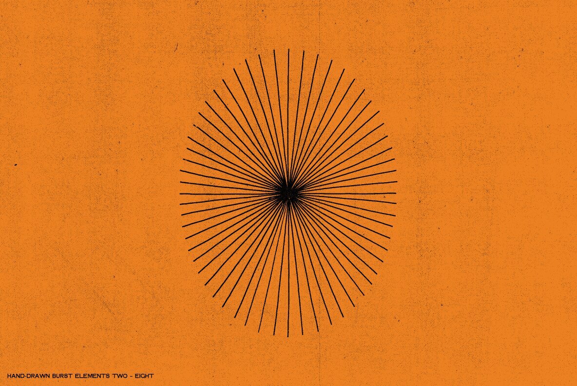 36 Hand Drawn Burst Elements 7