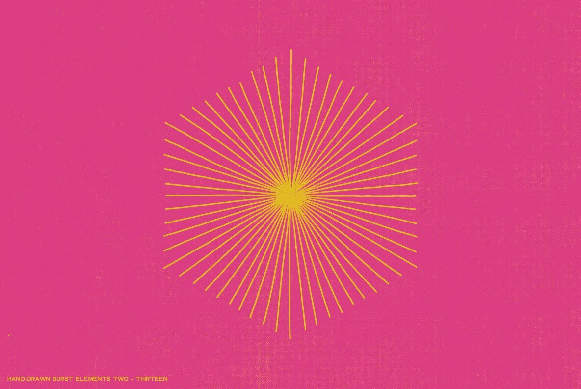36 Hand Drawn Burst Elements 9