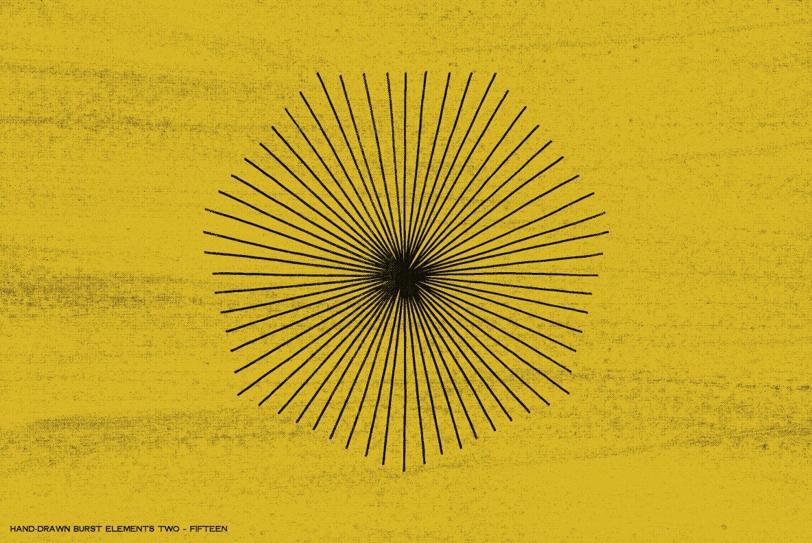 36 Hand Drawn Burst Elements 10
