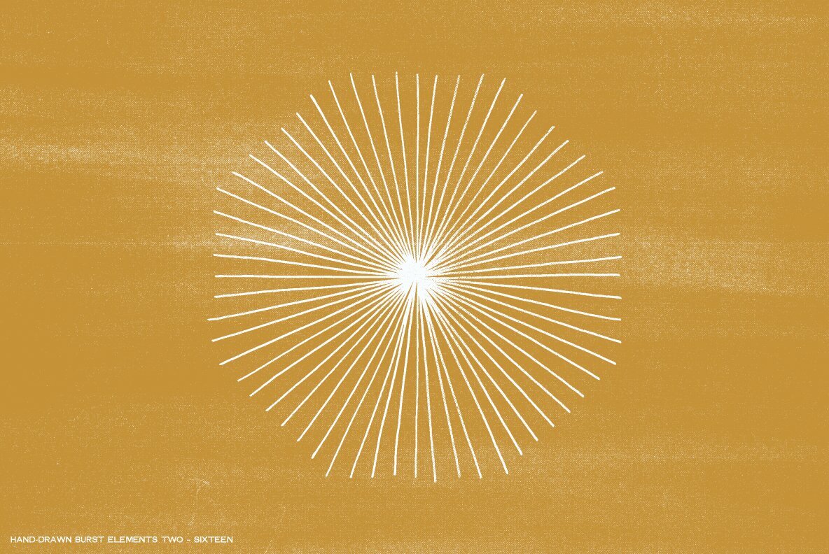 36 Hand Drawn Burst Elements 11